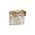 Zula Rectangular 2 Light Small Wall Lamp